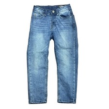 Buffalo David Bitton Evan Slim Straight Adjustable Jeans Beaten Blue Boys size 6