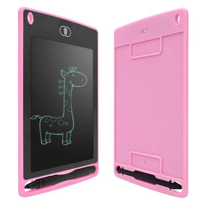 8,5 Zoll LCD Schreibtafel Pink Tablet mit Stift inkl. Batterie