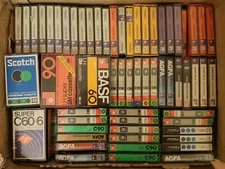 Agfa/Philips/Scotch/TDK/Basf/Denon C60,90,120 - Vintage Cassette