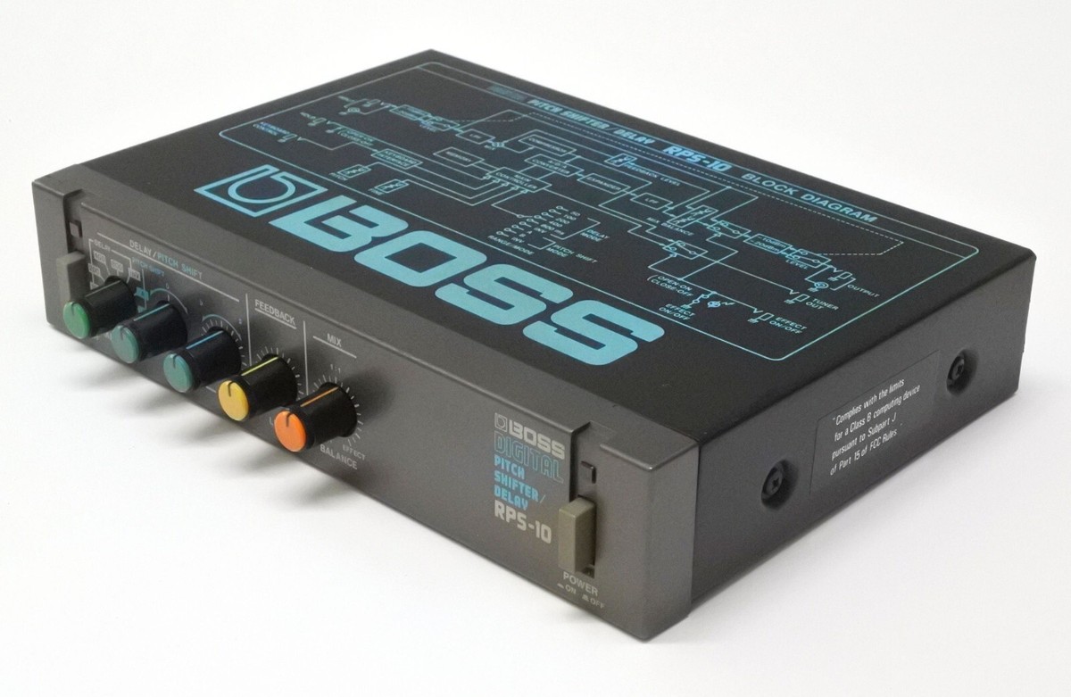 BOSS ボス　RPS-10 PITCH SHIFTER/DELAY BOSS RPS-10 Digital Pitch Shifter Delay Micro Rack Guitar