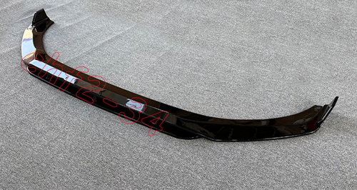 For Audi Q7 Gloss Black Front Bumper Spoiler Splitter Lip 2016 2017 2018 2019 - Picture 10 of 11