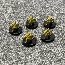 Lot 5x Axis  Allies Miniatures WWII Soldier Tank Miltary 2010 Collection 40