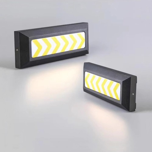 LED Outdoor Signal Light Ramp Arrow Indication Lamp Fixture Waterproof Footlight - Foto 4 di 28