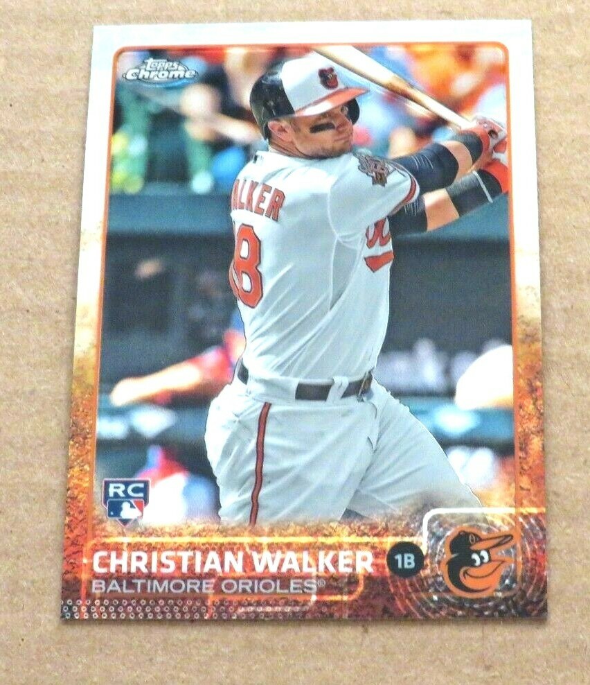Christian Walker RC Arizona Diamondbacks 2015 Topps Chrome Card Number 192