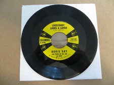 Doris Day – Everybody Loves A Lover - 1958 Columbia 4-41195 7" Single VG/Generic