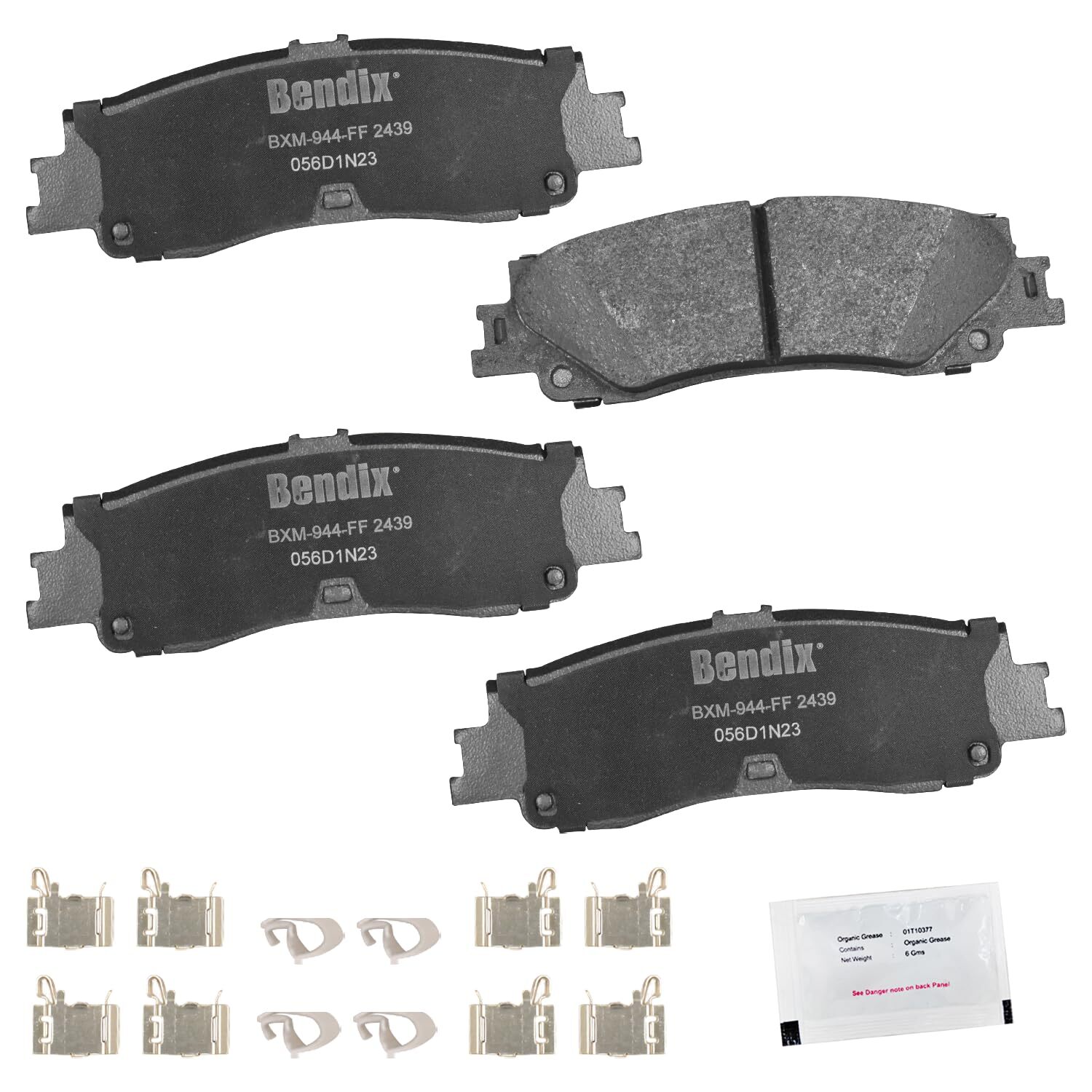 Bendix Priority 1 Semi-Metallic Brake Pads Set for Lexus Toyota  