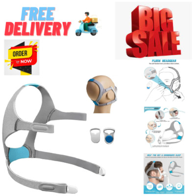 1 Pack CPAP Headgear for Resmed Airfit N20 with Magnetic Clips, Replacement Head