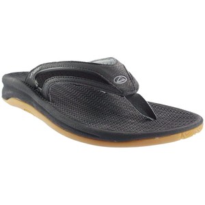 Reef FLEX Black Silver Arch Support Flex EVA Footbed Sandals Men's Flip Flops | eBay