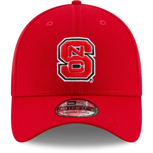 Men's New Era Red NC State Wolfpack College Classic 39THIRTY Flex Hat Cap S/M - Picture 3 of 4