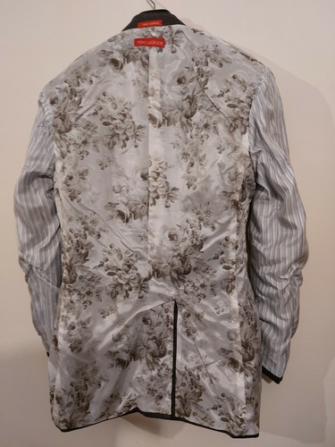 Marc Wallace Mens Grey 3Piece Suit Chest 38"R, Waist 30"R, IL 32",Hem 17" - Picture 6 of 10