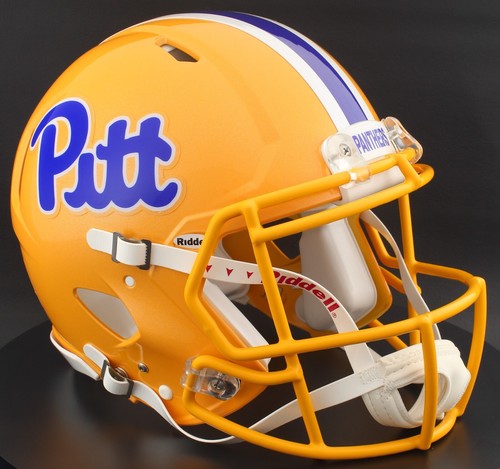 PITTSBURGH PITT PANTHERS NCAA Riddell Speed Full Size AUTHENTIC Football Helmet - Picture 2 of 4