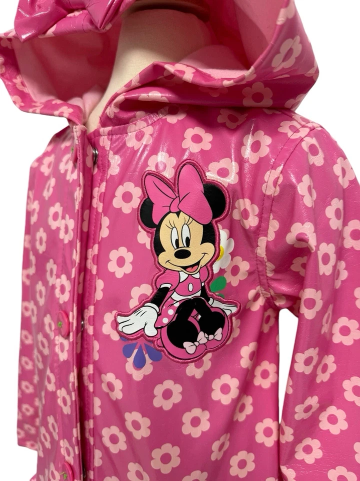 Abrigo con Capucha Lluvia Colección Disney Niñas Minnie Mouse Snap Talla 5/6 Foto 2 de 4