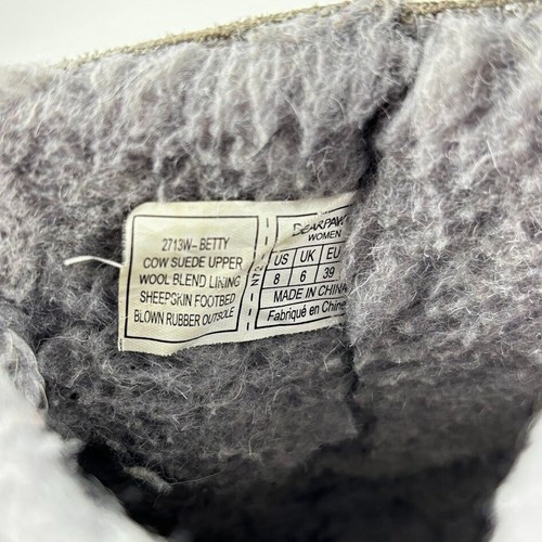 Bearpaw Boots / Booties 2713W-Betty Women Gray Suede Pull On Size 8 - Picture 16 of 17