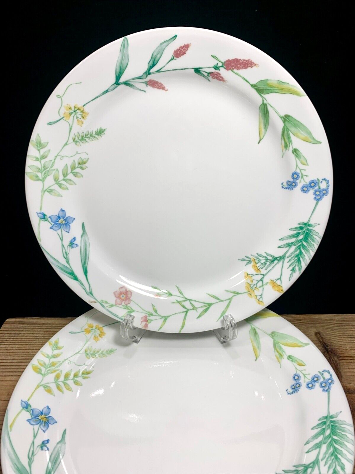 CORELLE MY GARDEN DINNER PLATES Floral 10.25” SET OF 4 eBay