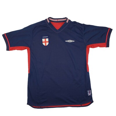 Umbro イングランド代表 2004年モデル レッドシャツ　リバーシブル VTG 2004 Umbro England Three Lions Red Reversible Training