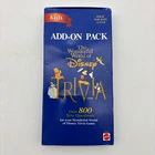 VINTAGE The Wonderful World of Disney Trivia Kids Add On Pack UNUSED Mattel