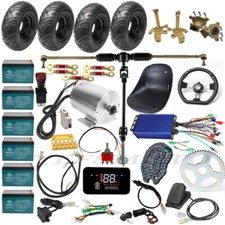 72V 3000W Brushless Motor Kit for ELectric Scooter E-Bike 4 Wheeler Drift DIY US