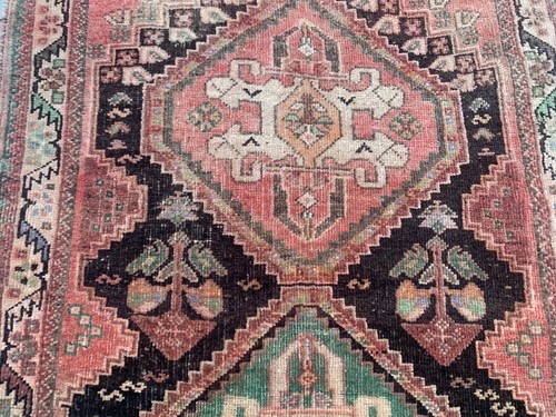 Antique Afghan Hand knotted Rug Oushak Rug Turkoman Rug Home Decor Rug,3x5 ft - Picture 5 of 8