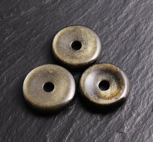 Edelstein Donuts A-L 20 30 40 50 mm für Lederband Kette Pi Scheibe Steinschatz - Bild 188 von 273