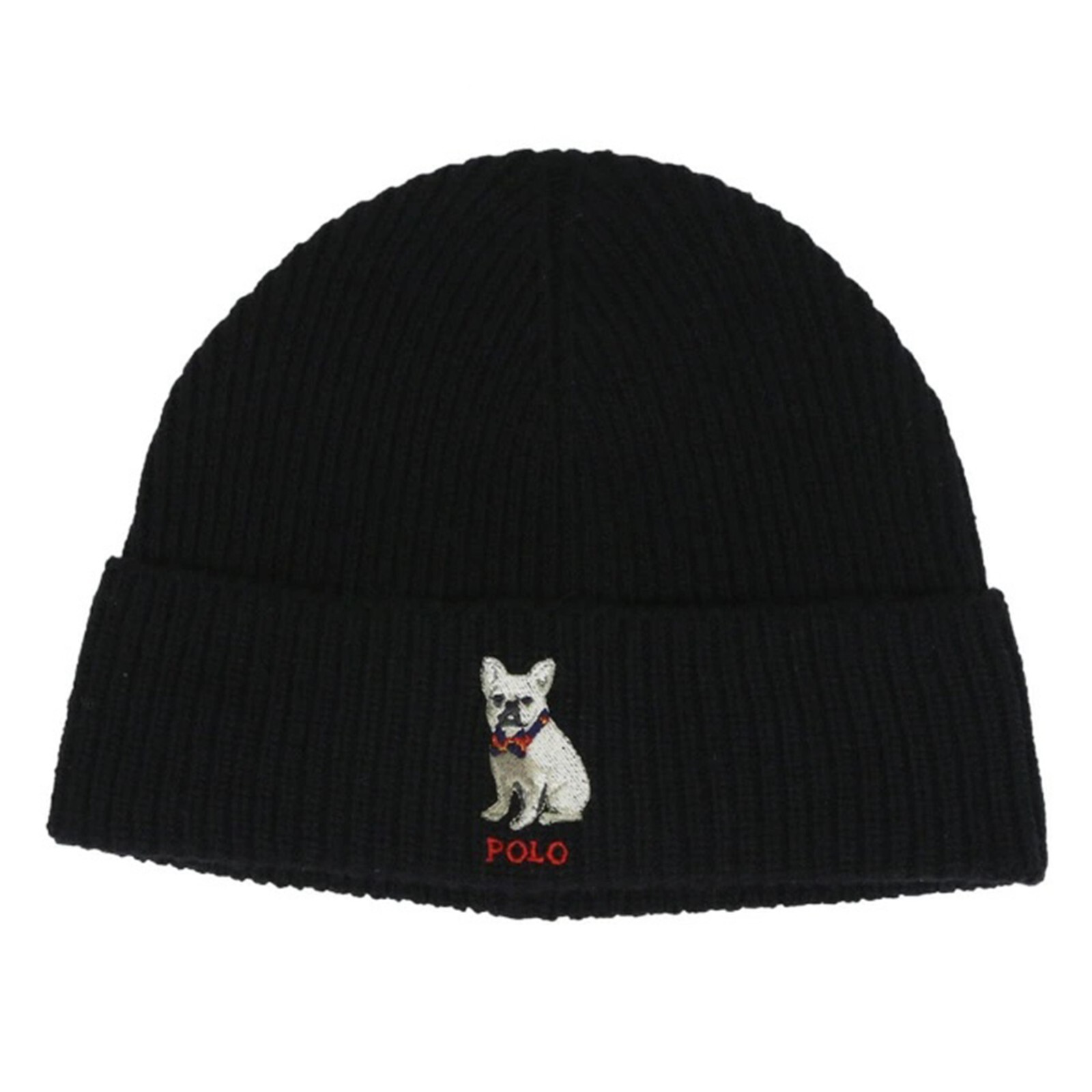 Шапочка-чулок Polo Ralph Lauren, шапочка-бини, кепка-часы с собакой - Французский бульдог