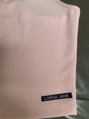 Lorna Jane Yin Washed Rib Active Tank Medium Washed Peony BNWT RRP$65 - Picture 6 of 7