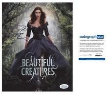 Alice Englert "Beautiful Creatures" Signed Autographed ‘Lena' 8x10 Photo ACOA