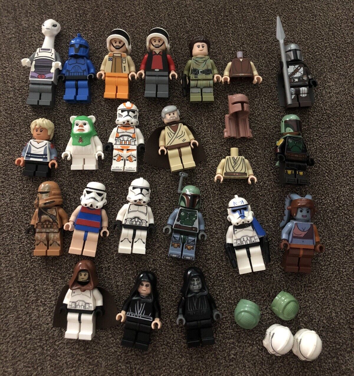 Custom Lego Star Wars Lot Minifigures Printed Complete Saga Clones Rex Fett