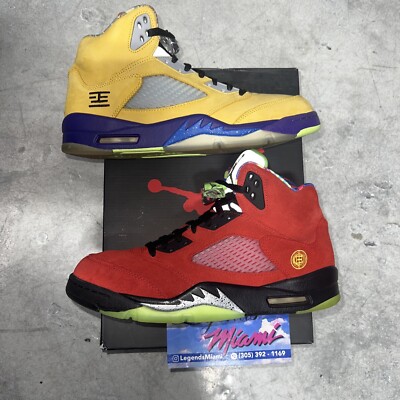 Nike Air Jordan 5 What The Size 10 CZ5725-700 Worn 2X Fast