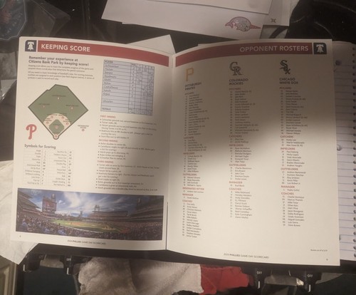 Trea Turner PHILADELPHIA Phillies Scorecard Program 2024 Citizens Bank Park - Picture 5 of 7