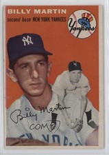 1954 Topps Billy Martin (White Back) #13 3a7