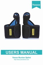 Bunion Correctors, 1 Pair Adjustable Soft Bunion Splints Brace Big Toe