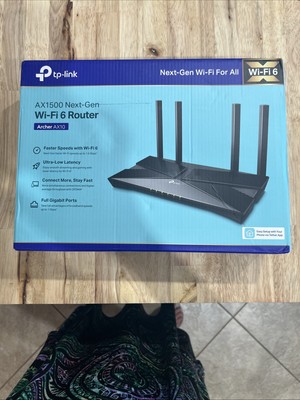 TP Link AX1500 Next Gen Wi-Fi 6 Router - Open Box | Never Used