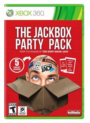New Sealed Jackbox Party Pack Xbox 360 Party Trivia Video Game Teen NTSC Disc