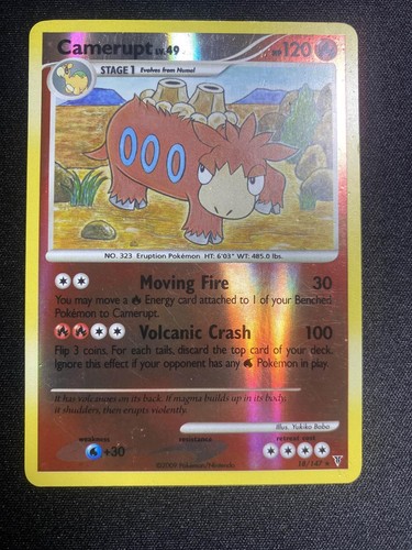 Camerupt 18/147 R Pokemon Supreme Victors Reverse Holo MP