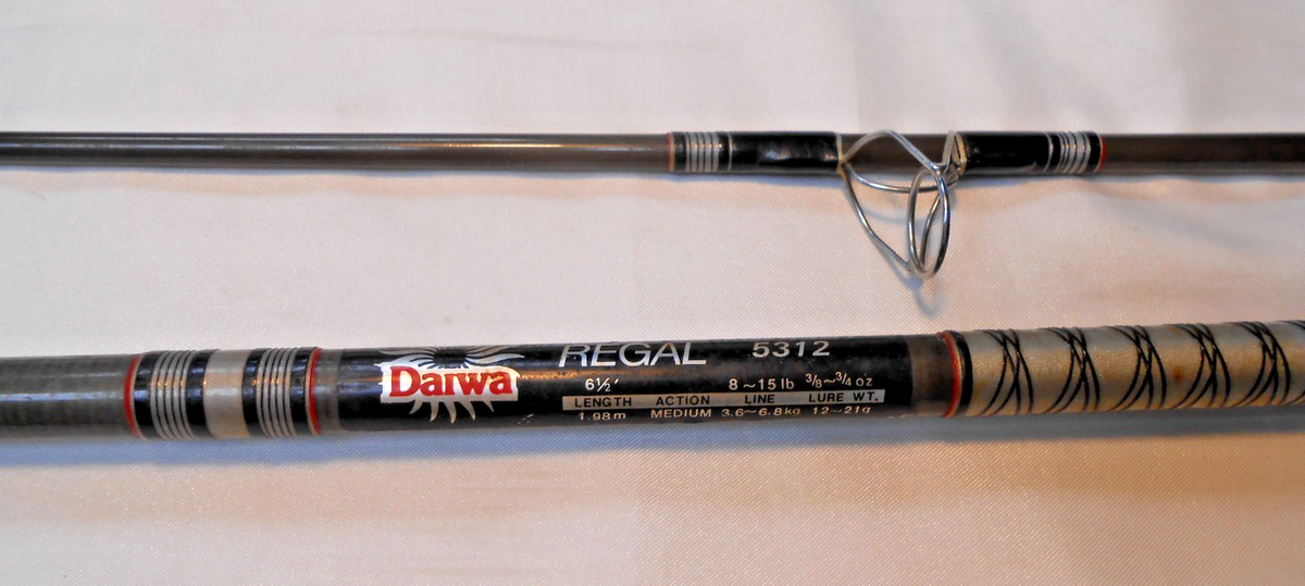 Vintage DAIWA REGAL #5312 2 Piece Glass Spinning Rod 6-1/2 Foot | eBay