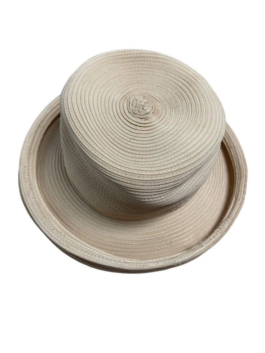 Vintage Frank Olive Neiman Marcus Derby Hat | Sz 6 3/4 | Black White Wide Brim | Frank Olive One Size Hats for Women for sale | eBay main image 4