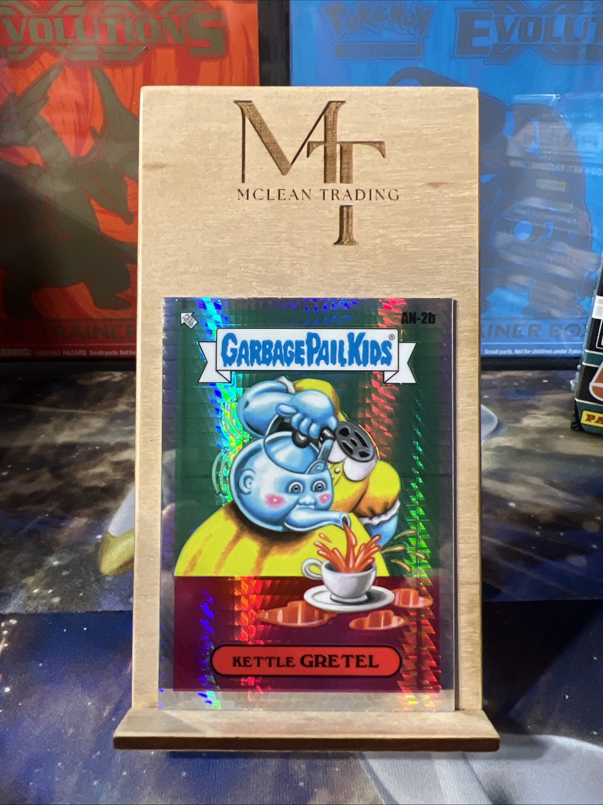 2024 Topps Garbage Pail Kids Chrome Kettle Gretel AN-2b Prism