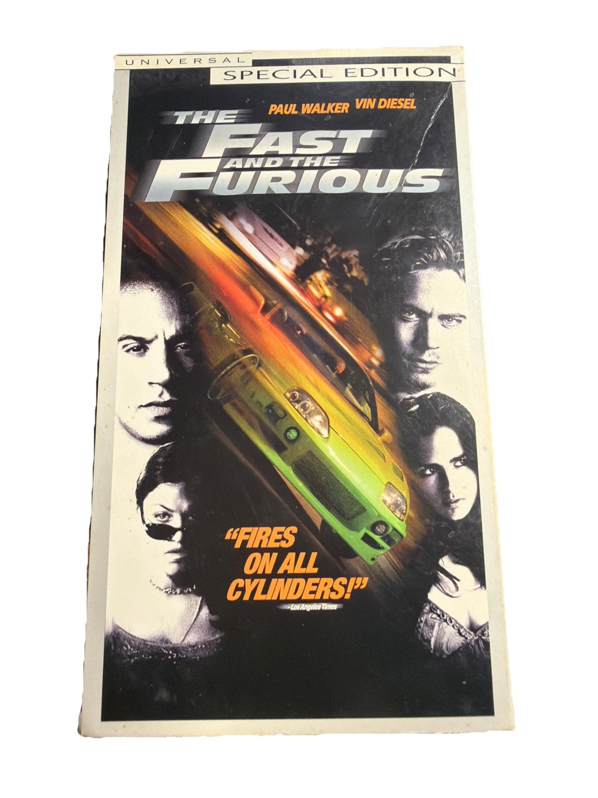 The Fast and the Furious (VHS, 2002, Slip Sleeve, Special Edition) Untested