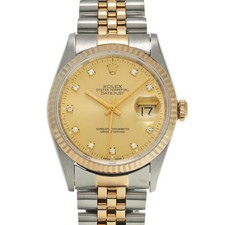 ROLEX Datejust 16233G Case Size 36 x 36 mm Men's Used Watch #1051166
