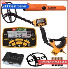 Metal Detector 10 KHz Pinpointer Waterproof LCD Display Digital Target ID Iron