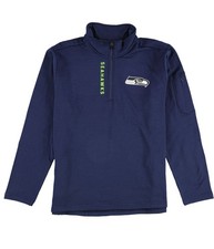 G-III Sports Mens Seattle Seahawks Sweatshirt, Blue, Large