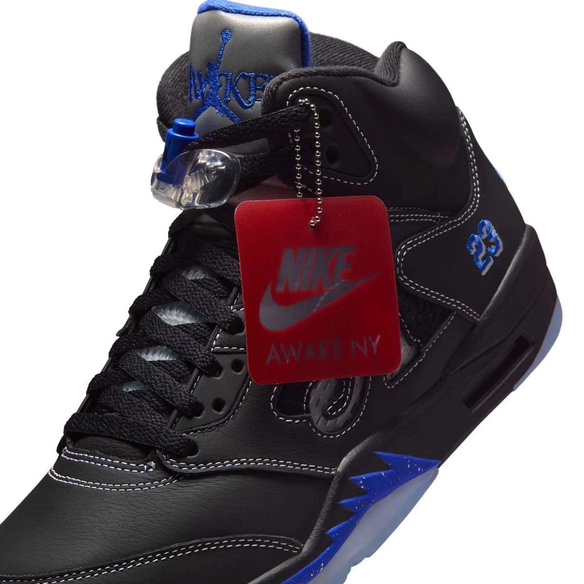 Awake NY x Air Jordan 5 Retro 'Black Racer Blue' DV4982-004 Men's