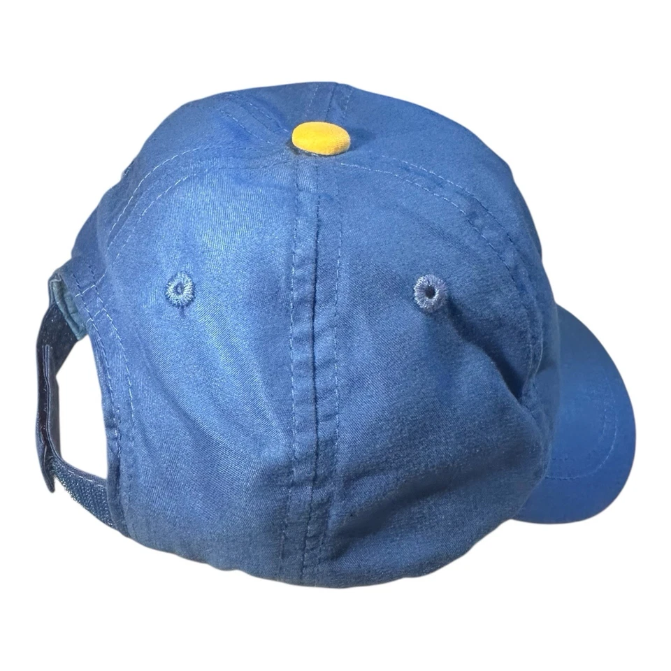 Sombrero Brookfield Zoo Chicago Niño Pequeño Azul Rinoceronte Bordado Gorra Ajustable Recuerdo Foto 3 de 4