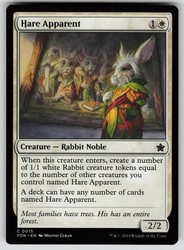 Hare Apparent #15 Foundations Common