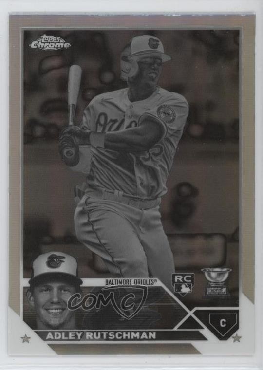 2023 Topps Chrome Negative Refractor Adley Rutschman #1 11wa