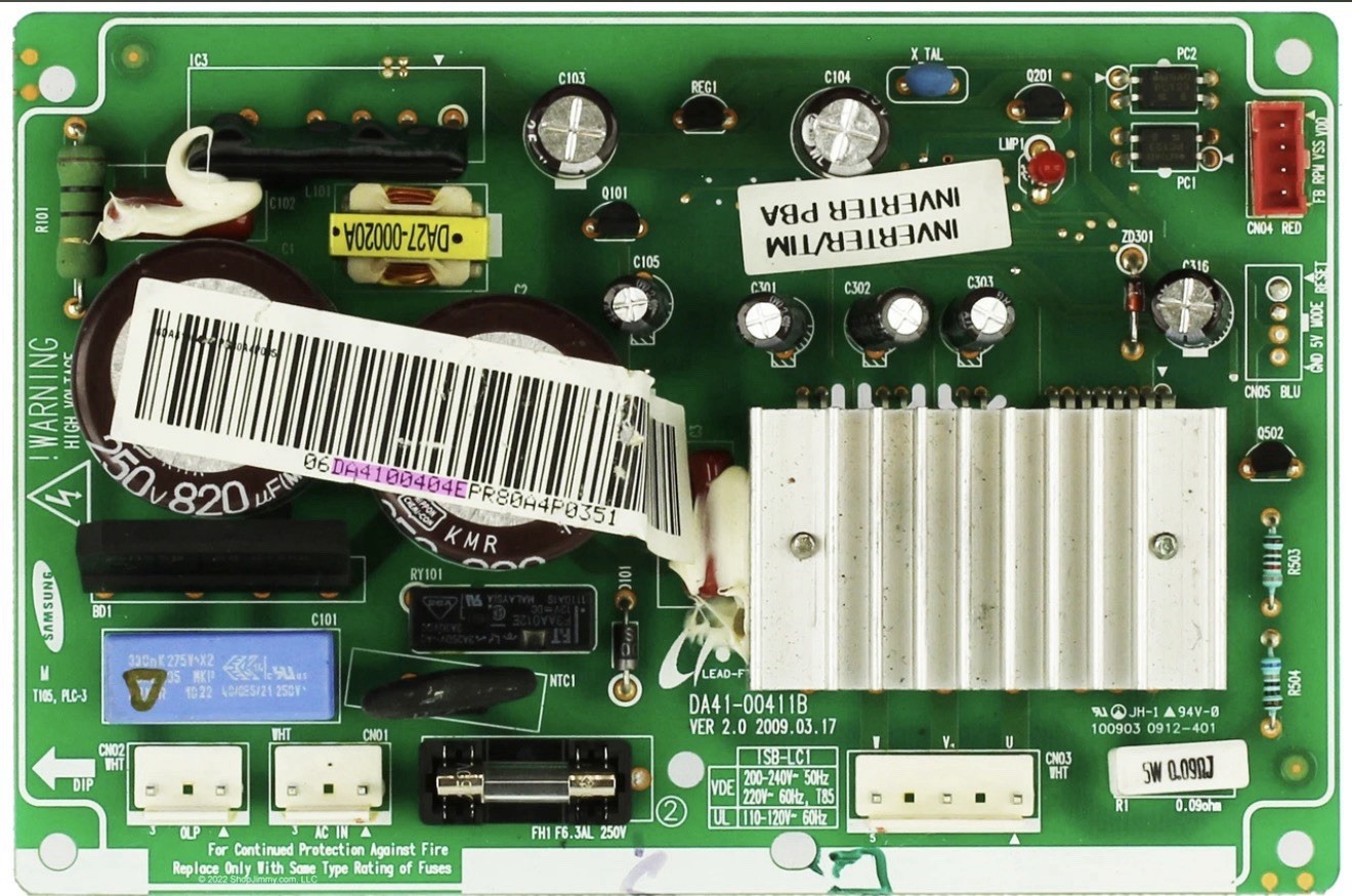 DA41-00104E PBA MAIN FOR SAMSUNG REFRIGERATOR