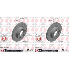 2x ZIMMERMANN SPORT BREMSSCHEIBEN 298mm GELOCHT VORNE passend für PORSCHE BOXSTE
