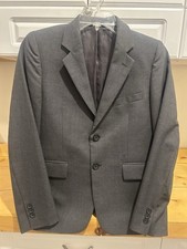 Brooks Brothers Boys Size 16, Wool Charcoal Gray Blazer