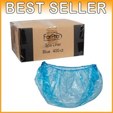 Professional Foot Spa Liners, Blue, 400-count