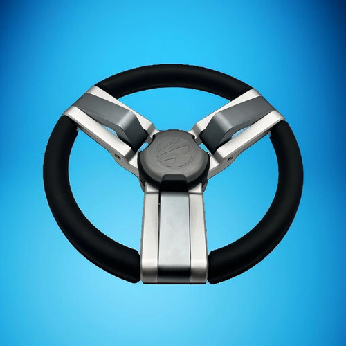 Gussi Italia Marine Steering Wheel Multi Color Gray Aluminum Wheel-PROGN | Tige